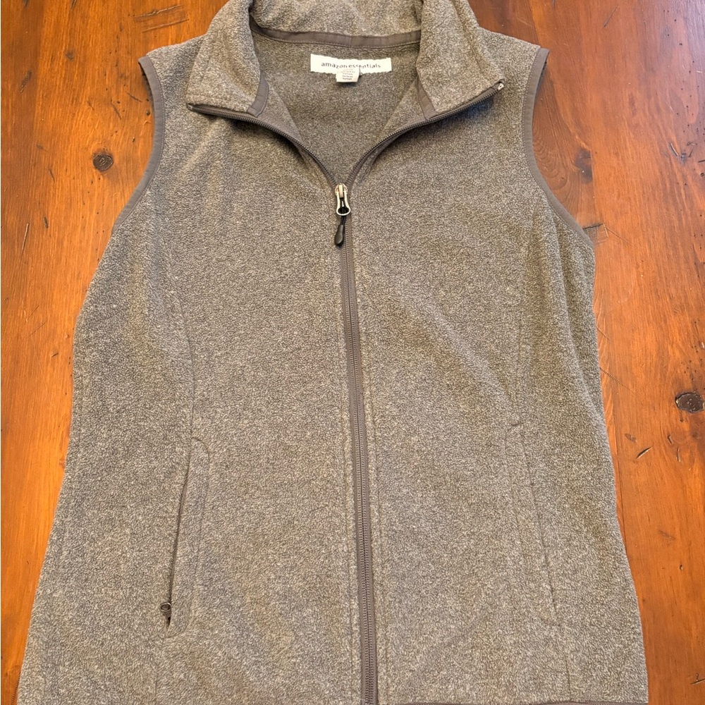 Amazon Essentials Women's Heather Gray Vest